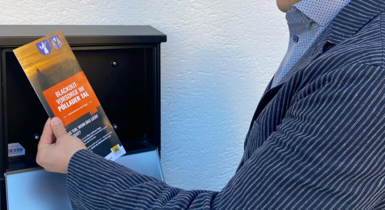 Erfolgreiche Realisierung des Blackout-Folders für die Region Pöllauer Tal